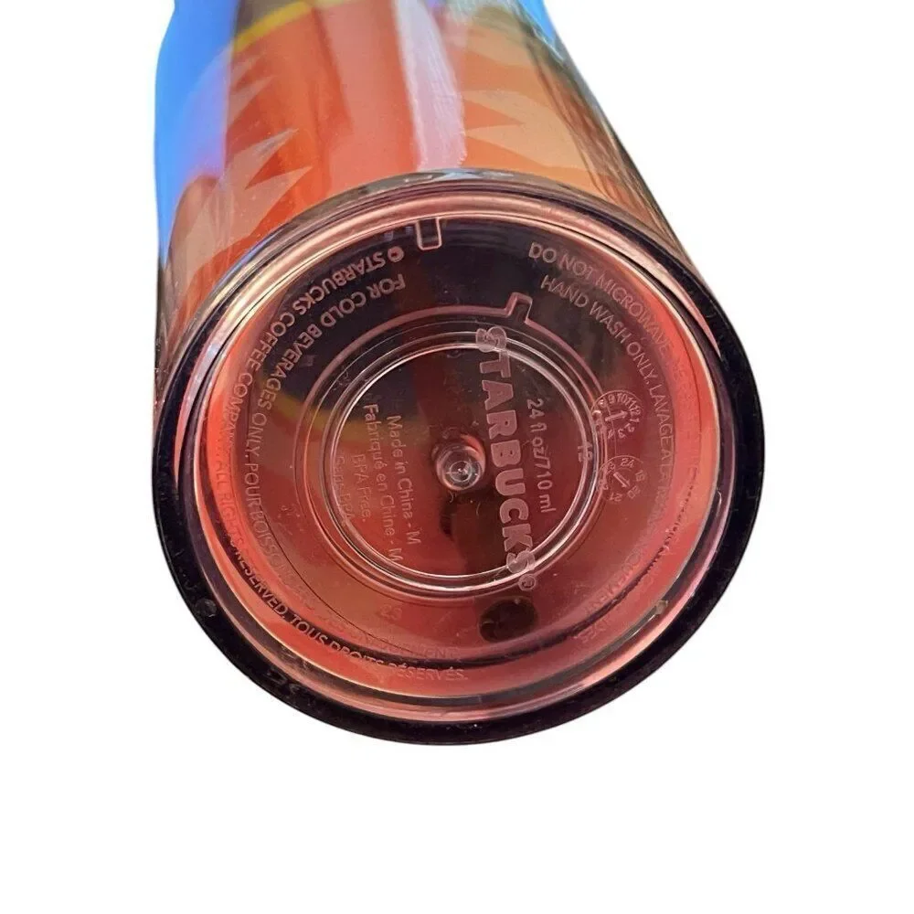 2021 STARBUCKS 24 Oz Acrylic Cold Cup Tumbler Lid Straw Back to School Exclusive